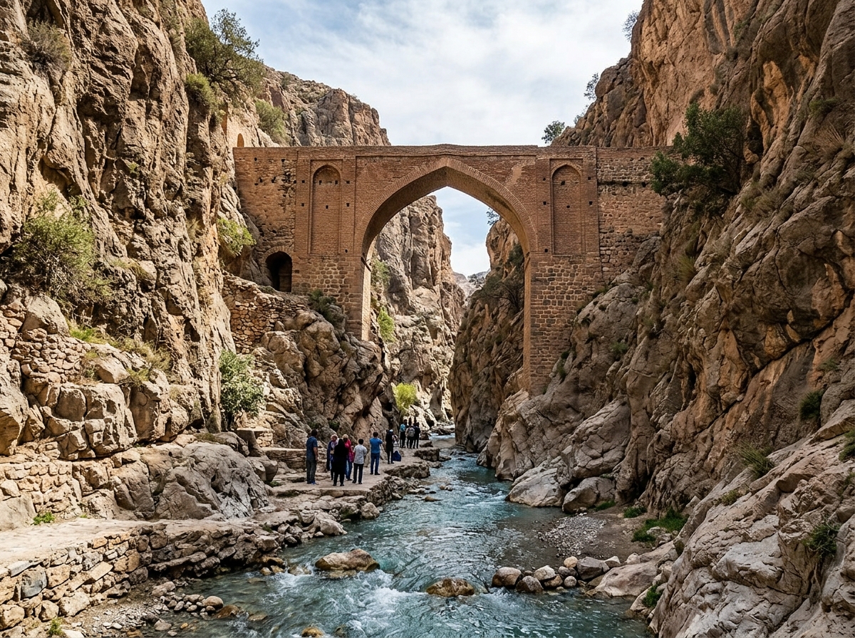 چشمه مرتضی‌علی و طاق شاه‌عباسی